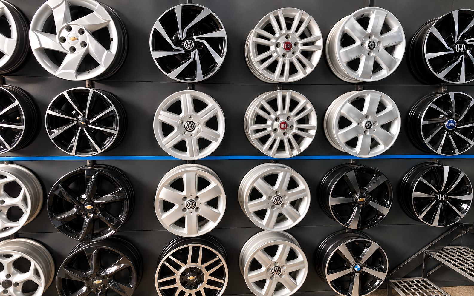 Showroom de rodas de liga leve